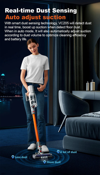 Cordless Vacuum 27000PA Smart Sensor for Home Carpet