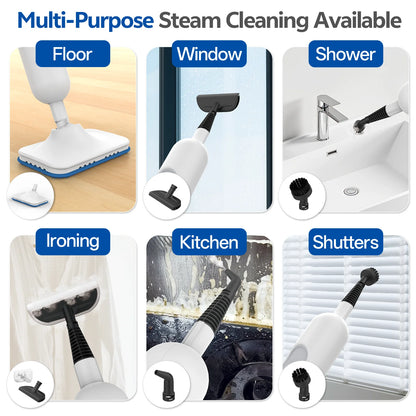 INSE 6-in-1 Steam Mop for Hard Floor Carpet &amp; Kitchen