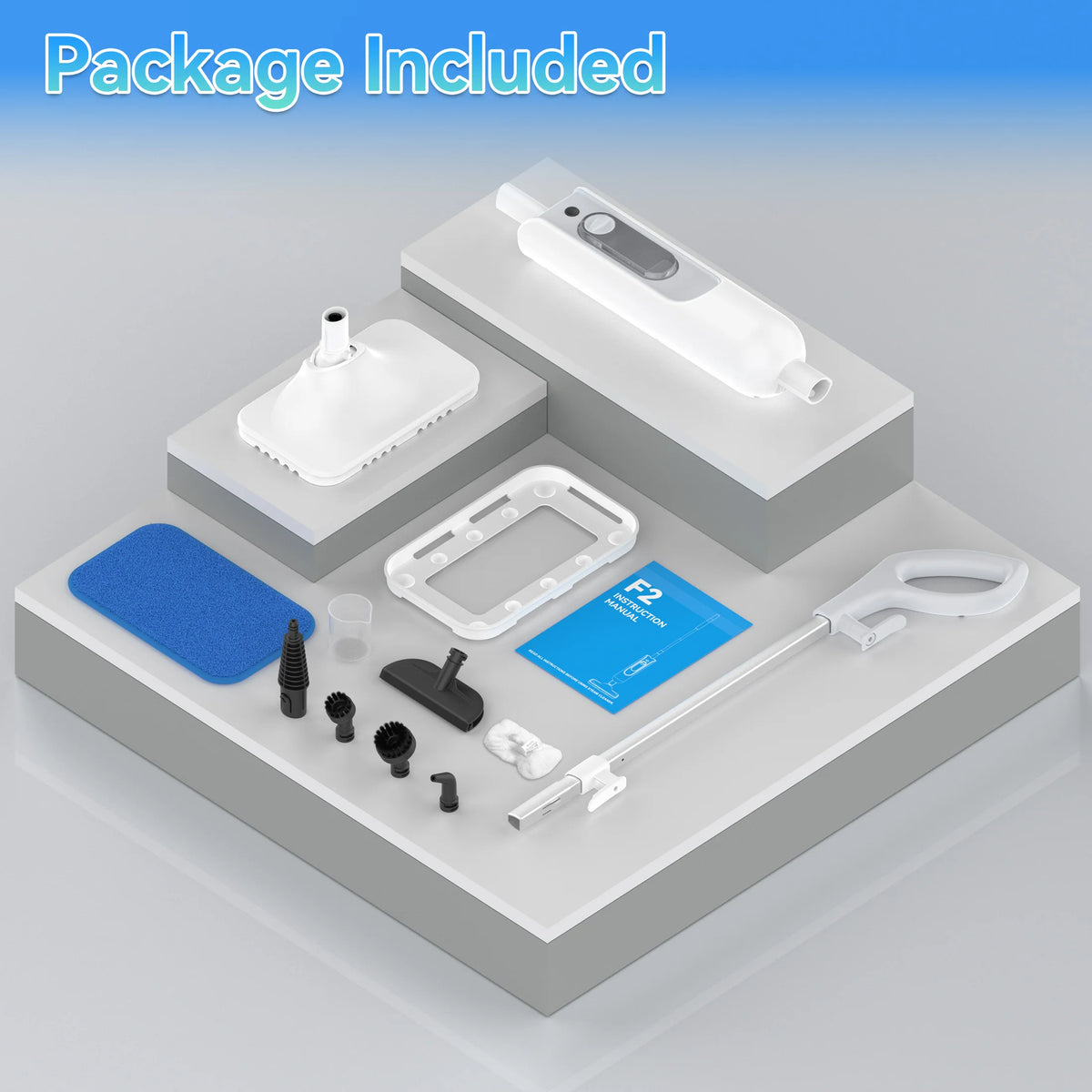 INSE 6-in-1 Steam Mop for Hard Floor Carpet &amp; Kitchen