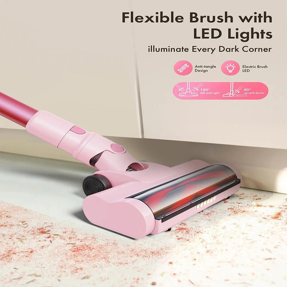 Homeika Cordless Vacuum 23KPa 48min LED Display Floor Carpet