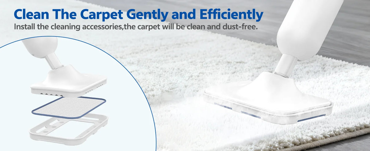 INSE 6-in-1 Steam Mop for Hard Floor Carpet &amp; Kitchen