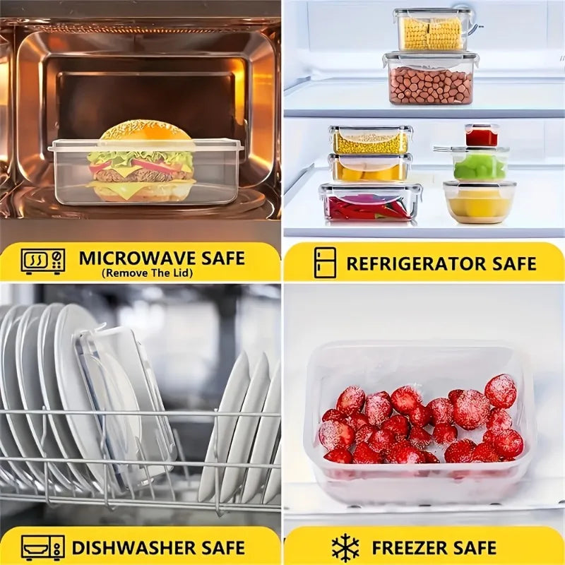 48PCS BPA-Free Food Storage Set – 24 Airtight Containers with Lids &amp; Labels for Kitchen, Pantry &amp; Travel