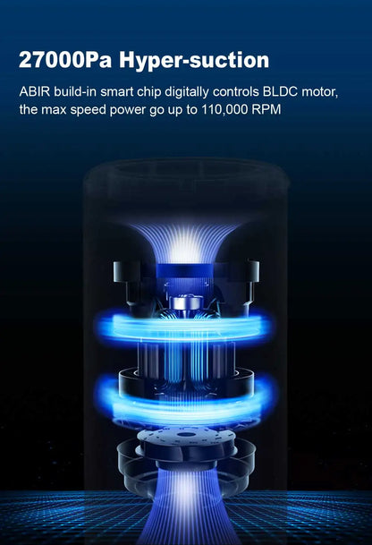 Cordless Vacuum 27000PA Smart Sensor for Home Carpet
